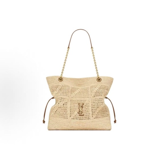 SAINT LAURENT Jamie small lucky Bag brand logo Tote bag Tote bag Shopping Bag Hand bag Shoulder bag Regular women\'s style natural color brick red